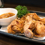 おきらく食堂 - ◆鶏もも肉の塩唐揚げ