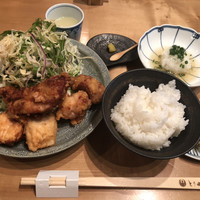とり田 博多本店 - 特製唐揚げ定食950円