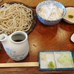 手打蕎麦 一寸棒 - そば定食 990円（税込）