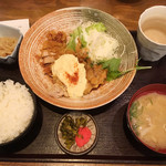 Kamiyaryuuhakatadoujou - チキン南蛮定食（800円）