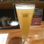 Washoku To Tachiguizushi Nachura - 生ビール：小杉ホワイト
