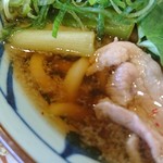 丸亀製麺 - 鴨ネギうどんスープアップ