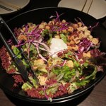 月のダイニング うさぎ - 温泉卵のシーザーサラダ2019.02.19