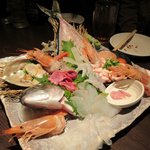 月のダイニング うさぎ - お刺身盛合せ2019.02.19