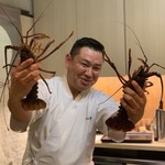 味あら井 - 伊勢海老と大将