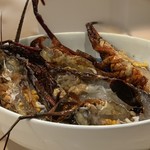 味あら井 - カットされた伊勢海老