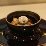 味あら井 - ●伊勢海老と雲丹、虎河豚白子