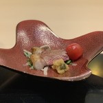 味あら井 - ●地物猪の炭火焼