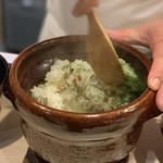 味あら井 - ●筍の土鍋御飯