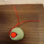 茉莉花 - お香の香り付き手作りストラップ