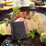 日本料理 たかむら - 新装開店のお造り・・・相変わらず美味い・・。