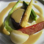 トラットリア タンタボッカ - 野菜が替わりました