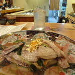 日本料理 たかむら - こ鯛・・・僕の苦手な椎茸が大量に・・。