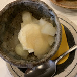 ジルモーリオ・ディ・バンブ - アイスのリンゴジュレがけ