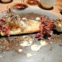 FORNO - 赤崎産穴子のフリット、トリュフとゴボウのピクルス