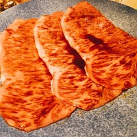 焼肉 銀座コバウ 特別室 - サーロイン一枚切
