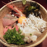 竹亭にしき - 海鮮どんぶり１，０００円（税込）