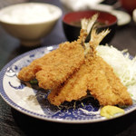 尾崎 - アジフライ定食