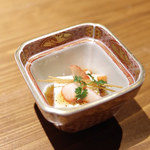 かまくら和久 - 甘味：苺の嶺岡豆腐