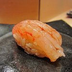 すゝき野 鮨金 - 南蛮海老の昆布〆