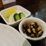 成蔵 - 豆とお新香