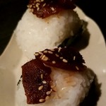 日本のお酒と土鍋のごはん こめいろ - 生姜のおにぎり