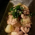 日本のお酒と土鍋のごはん こめいろ - せせりとネギの柚子胡椒