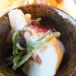 Hoteru Guran Via Wakayama - 寄せ豆腐には紫蘇のジュレを掛けて