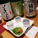 酒楽遊膳 えびす - 日本酒お試しセット