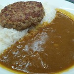 カレーショップC&C - ポークカレー440円にZeetleクーポンサービスのハンバーグトッピング通常150円を