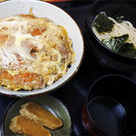 そば処 井奈屋 - そばセット（カツ丼定食）700円