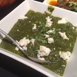 Swagat Indian Restaurant - ほうれん草とカッテージチーズのカレー