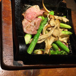 旬酔基じ - アスパラきの子ベーコンバター炒め♬︎