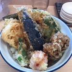 天丼・天ぷら本舗 さん天 - プチトマトが一番好きかも？