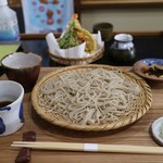 Sobazukino Mise Gan - 天もり蕎麦大盛り(1300円)