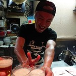 麺屋 すずらん - 乾杯します(2019.02)