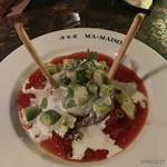 洋食屋 マ・メゾン - アボカドとわさびクリームのサルサソースハンバーグランチ