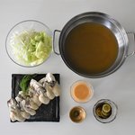石巻ダイニングオリーノ - 旬の魚介の海鮮出汁しゃぶしゃぶ