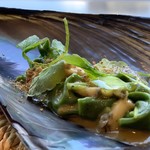 ドノスティア - 蝦夷アワビとリコッタのトルテッリ 8.90d