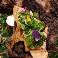 L'EAU - じゃが芋。ハーブサラダ・アンチョビバター