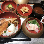 ハル ヤマシタ 大阪梅田 - 2月の月替わりランチ（ブリと帆立の照り焼き丼）