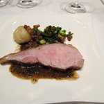 カンテサンス - 群馬芋豚の3時間ロースト　香茸ソース