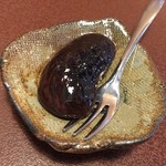 ジャム cafe 可鈴 - サービスの煮豆(デカい！)