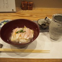 鶏割烹 ならや - ささみとカラスミの茶漬け