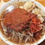 にかいや - オロチョンラーメン＋トッピング全部