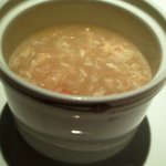 中国料理 美麗華 - オホーツク産　たらば蟹肉とフカヒレのスープ