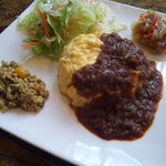 ブルーナイル - 日替わりランチ、スープ、珈琲、デザートがついて900円