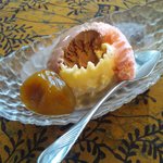 ブルーナイル - ランチのデザート、この日はアイスとイチジク