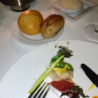 Fish Bank TOKYO - くるみのパンが美味しくて、おかわりしました(^o^)
                    バターがクリーミーで凄く美味しい～♪