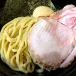 煮干らー麺シロクロ - 限定麺『特製煮干つけ麺』極太麺250g
